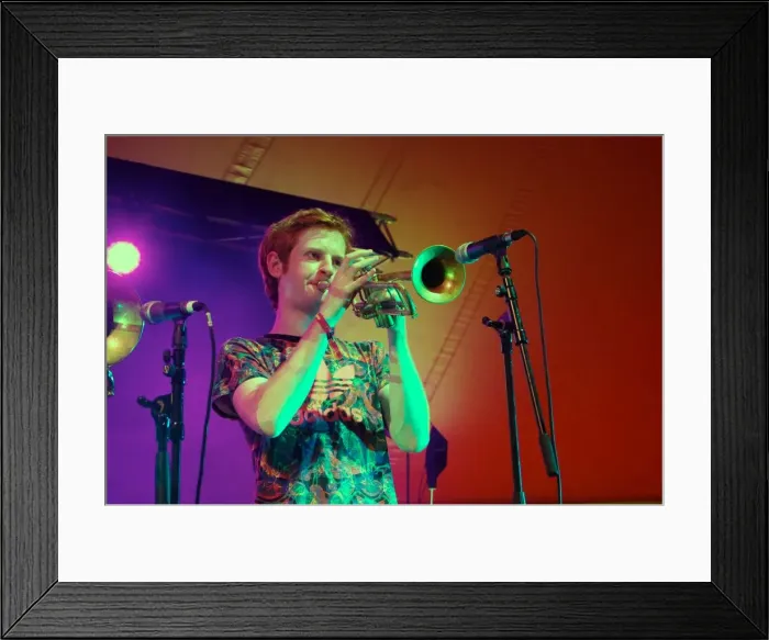 Framed Print : Sam Warner, Love Supreme Jazz Festival, Glynde Place, East Sussex, 2015. Artist: Brian O Connor Framed Print : Sam Warner, Love Supreme Jazz Festival, Glynde Place, East Sussex, 2015. Artist: Brian O Connor