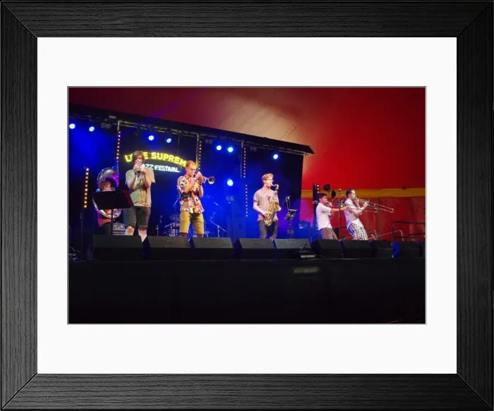 Framed Print : Tom Green and the Brass Funkeys, Love Supreme Jazz Festival, Glynde Place, East Sussex, 2015 Framed Print : Tom Green and the Brass Funkeys, Love Supreme Jazz Festival, Glynde Place, East Sussex, 2015