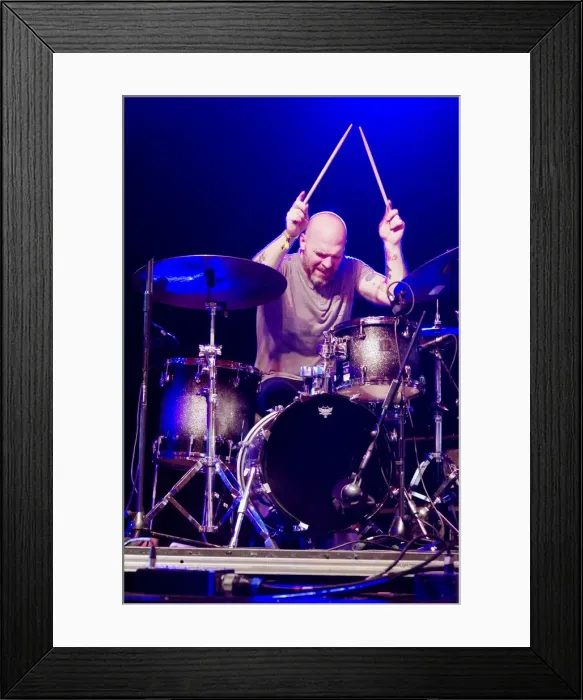 Framed Print : David King, Love Supreme Jazz Festival, Glynde Place, East Sussex, 2015. Artist: Brian O Connor Framed Print : David King, Love Supreme Jazz Festival, Glynde Place, East Sussex, 2015. Artist: Brian O Connor