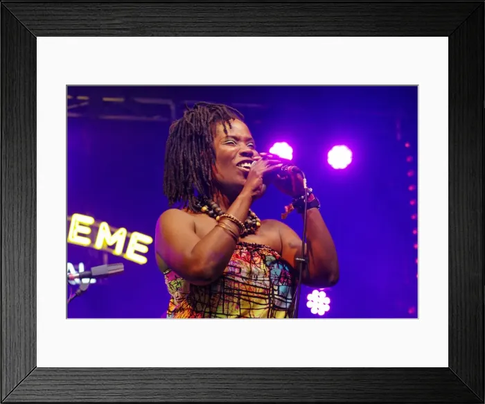 Framed Print : Adriana Lord, Love Supreme Jazz Festival, Glynde Place, East Sussex, 2015. Artist: Brian O Connor Framed Print : Adriana Lord, Love Supreme Jazz Festival, Glynde Place, East Sussex, 2015. Artist: Brian O Connor