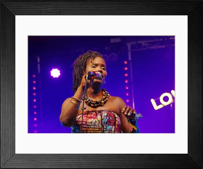 Framed Print : Adriana Lord, Love Supreme Jazz Festival, Glynde Place, East Sussex, 2015. Artist: Brian O Connor Framed Print : Adriana Lord, Love Supreme Jazz Festival, Glynde Place, East Sussex, 2015. Artist: Brian O Connor