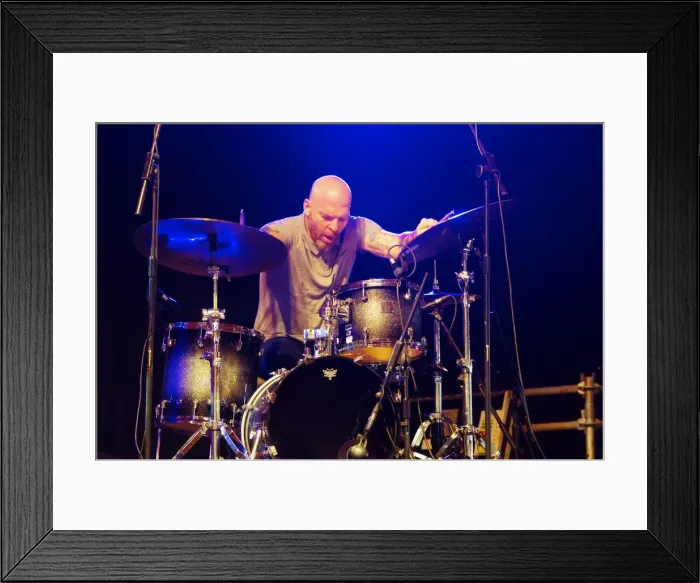 Framed Print : David King, Love Supreme Jazz Festival, Glynde Place, East Sussex, 2015. Artist: Brian O Connor Framed Print : David King, Love Supreme Jazz Festival, Glynde Place, East Sussex, 2015. Artist: Brian O Connor