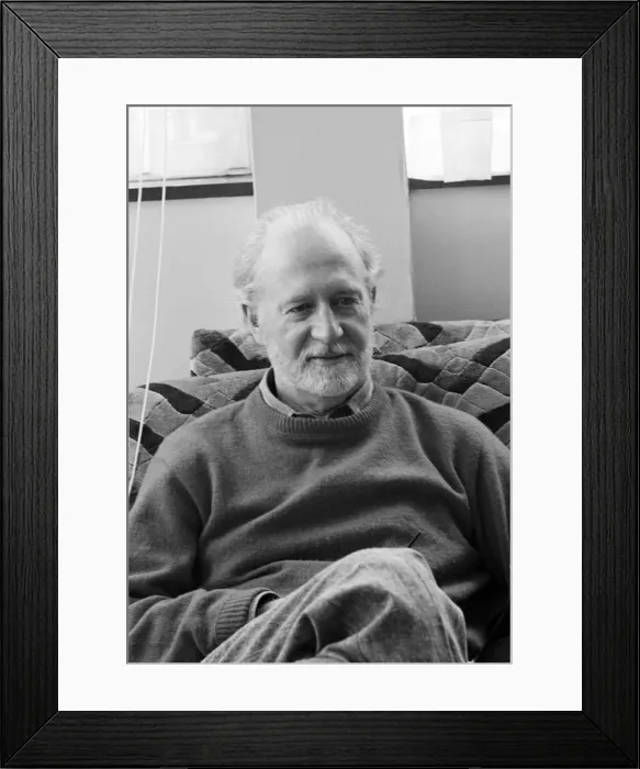 Framed Print : Mose Allison, EMI, London, 1988. Artist: Brian O Connor Framed Print : Mose Allison, EMI, London, 1988. Artist: Brian O Connor