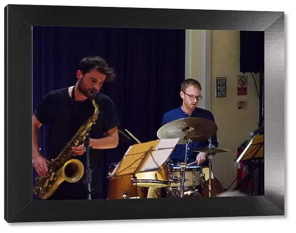 Dave Hamblett and Josh Arcoleo, Watermill Jazz Club, Dorking, Surrey, October 2015