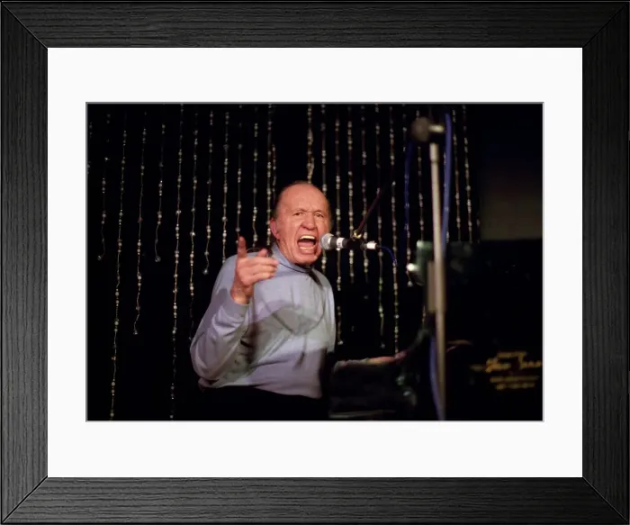 Framed Print : Bob Dorough, Live! On the Park, London, 2006. Artist: Brian O Connor Framed Print : Bob Dorough, Live! On the Park, London, 2006. Artist: Brian O Connor