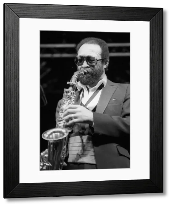 Framed Print : Hank Crawford, Top Rank Suite, Brighton, 1989. Artist: Brian O Connor Framed Print : Hank Crawford, Top Rank Suite, Brighton, 1989. Artist: Brian O Connor