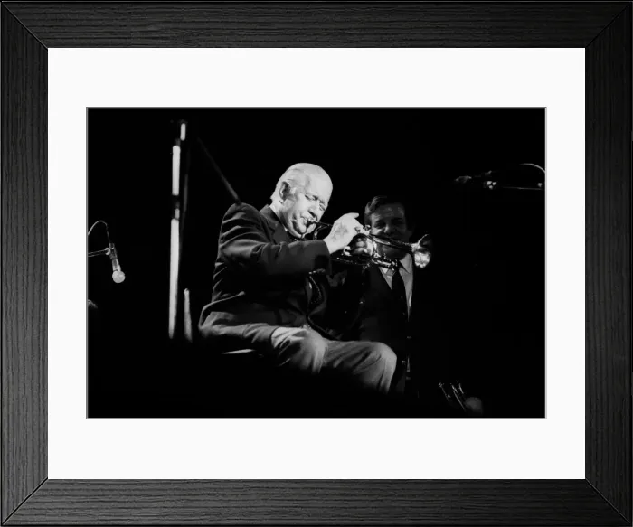 Framed Print : Wild Bill Davison, Lewisham Jazz Festival, Lewisham, London, 1986. Artist: Brian O Connor Framed Print : Wild Bill Davison, Lewisham Jazz Festival, Lewisham, London, 1986. Artist: Brian O Connor