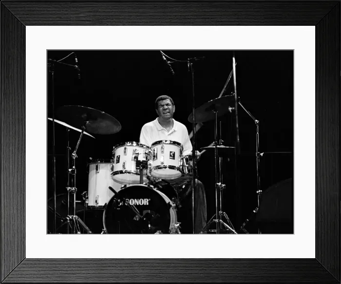 Framed Print : Jack DeJohnette, Hawth, Crawley West Sussex, 1989. Artist: Brian O Connor Framed Print : Jack DeJohnette, Hawth, Crawley West Sussex, 1989. Artist: Brian O Connor