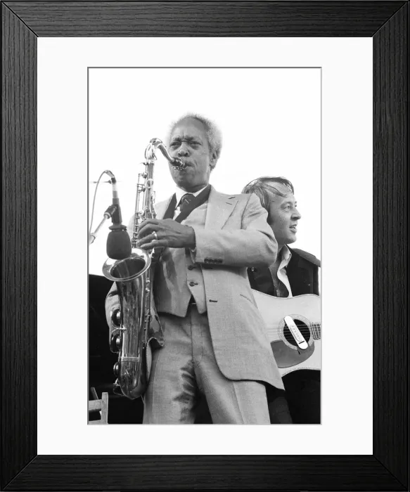 Framed Print : Sonny Stitt, Capital Jazz Festival, Alexandra Palace, London, 1979. Artist: Brian O Connor