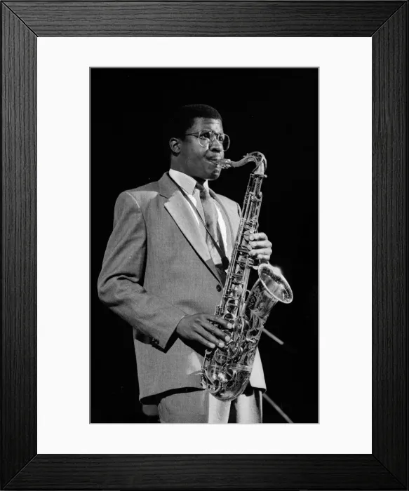 Framed Print : Todd Williams, Capital Jazz Festival, Royal Festival Hall, London, 1988. Artist: Brian O Connor