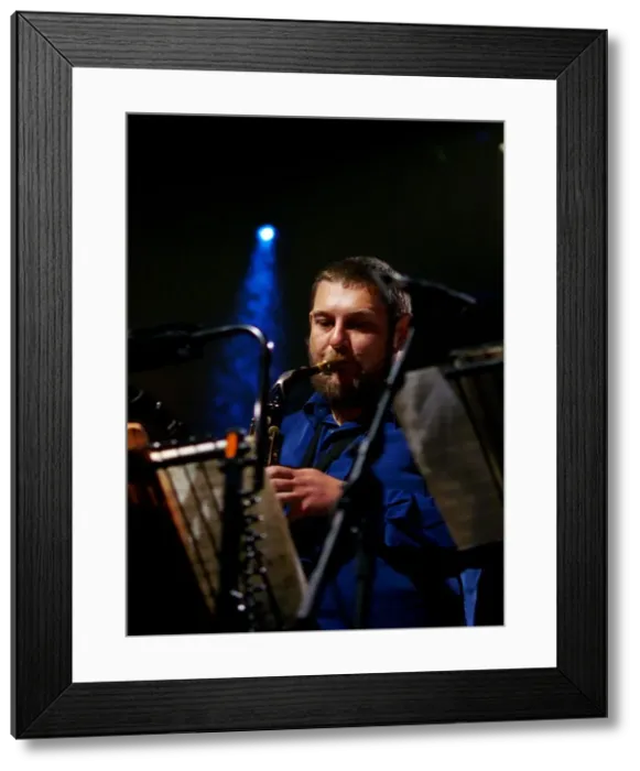 Framed Print : Nigel Hitchcock, Brecon, Powys, Wales, August 2006. Artist: Brian O Connor