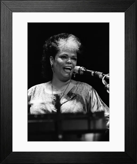 Framed Print : Tania Maria, Fairfield Halls, Croydon, Surrey, July 1987. Artist: Brian O Connor Framed Print : Tania Maria, Fairfield Halls, Croydon, Surrey, July 1987. Artist: Brian O Connor