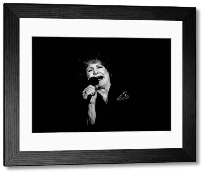 Framed Print : Annie Ross, Pizza On The Park, London, March 1996. Artist: Brian O Connor Framed Print : Annie Ross, Pizza On The Park, London, March 1996. Artist: Brian O Connor