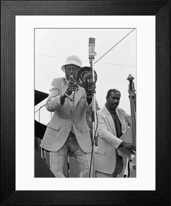 Framed Print : Al Grey, Capital Jazz Festival, Knebworth, Herts, July 1982. Artist: Brian O Connor Framed Print : Al Grey, Capital Jazz Festival, Knebworth, Herts, July 1982. Artist: Brian O Connor