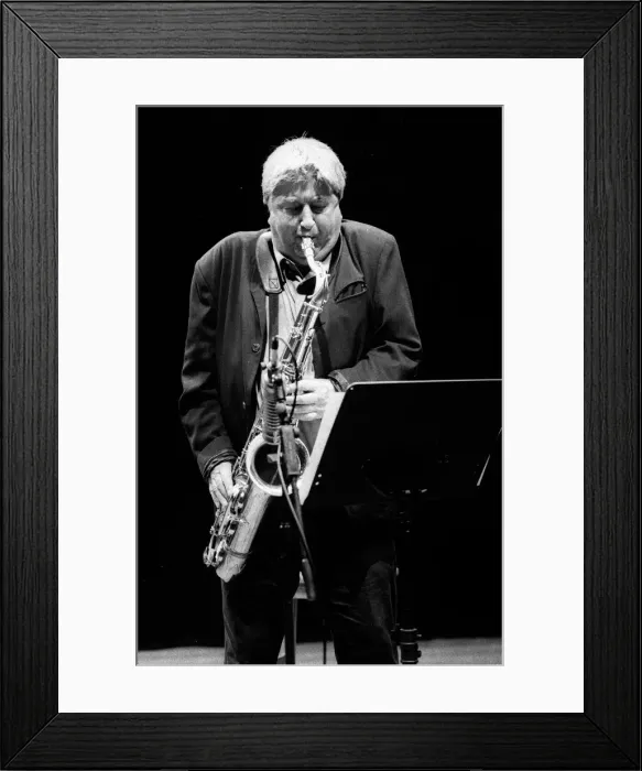 Framed Print : Tony Coe, Brecon Jazz Festival, Powys, Wales, August 2009. Artist: Brian O Connor Framed Print : Tony Coe, Brecon Jazz Festival, Powys, Wales, August 2009. Artist: Brian O Connor