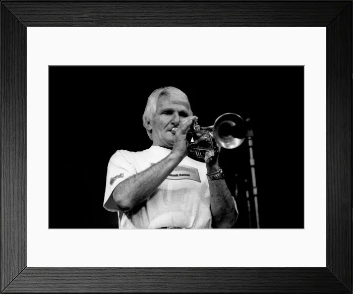 Framed Print : Conte Condoli, Brecon Jazz Festival, Powys, Wales, August 2000. Artist: Brian O Connor Framed Print : Conte Condoli, Brecon Jazz Festival, Powys, Wales, August 2000. Artist: Brian O Connor