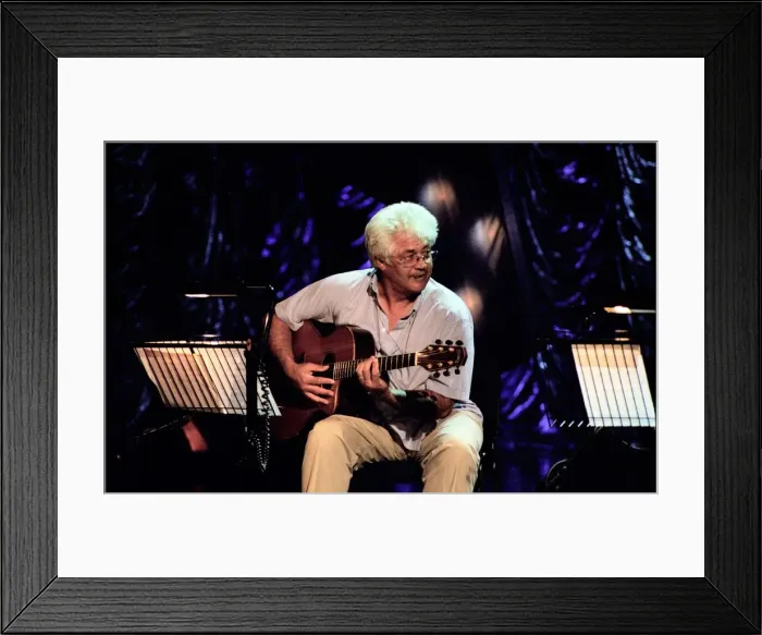 Framed Print : Larry Coryell, Brecon Jazz Festival, August 2004. Artist: Brian O Connor Framed Print : Larry Coryell, Brecon Jazz Festival, August 2004. Artist: Brian O Connor