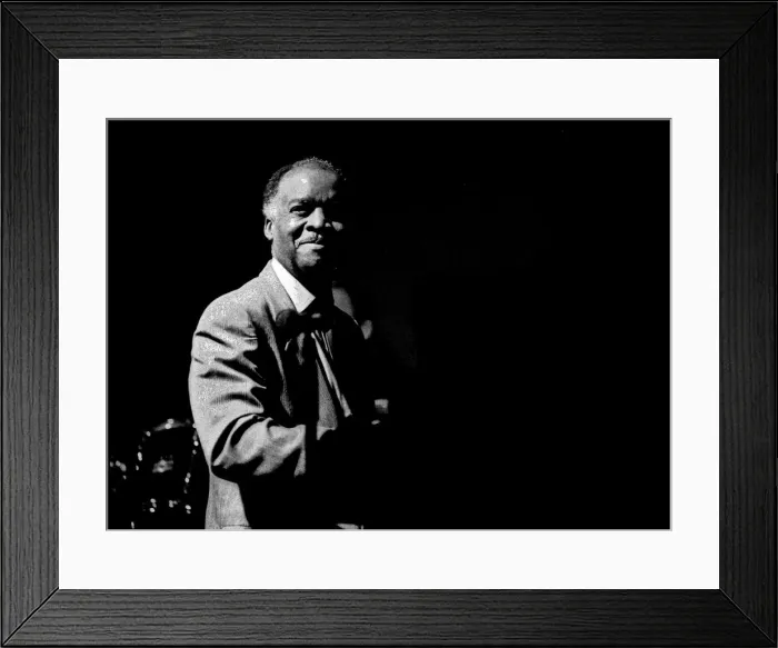 Framed Print : Ahmad Jamal, Jazz Cafe, Camden Town, London, December 1990. Artist: Brian O Connor Framed Print : Ahmad Jamal, Jazz Cafe, Camden Town, London, December 1990. Artist: Brian O Connor