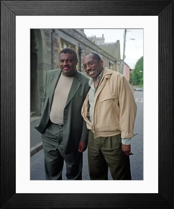 Framed Print : Mulgrew Miller, and Alvin Queen, Brecon Jazz Festival, August 2002. Artist: Brian O Connor Framed Print : Mulgrew Miller, and Alvin Queen, Brecon Jazz Festival, August 2002. Artist: Brian O Connor