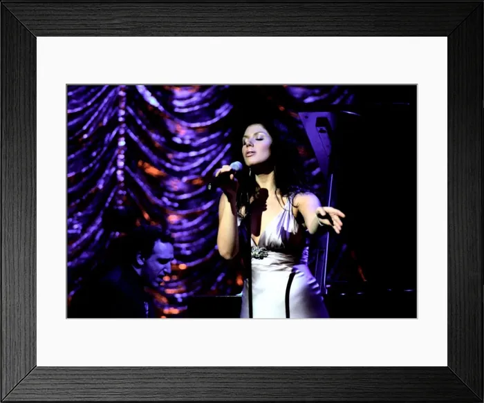 Framed Print : Jane Monheit, Brecon Jazz Festival, August 2004. Artist: Brian O Connor Framed Print : Jane Monheit, Brecon Jazz Festival, August 2004. Artist: Brian O Connor