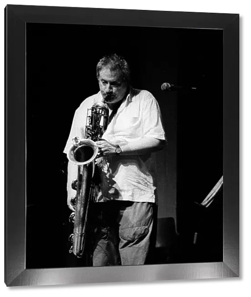 Ronnie Cuber, Brecon Jazz Festival, Brecon, Powys, Wales, 2003. Artist: Brian O Connor