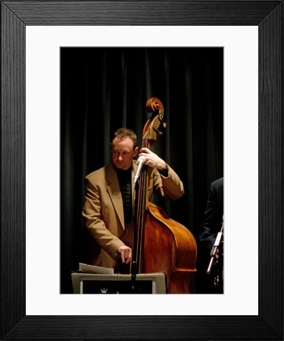 Framed Print : Oli Hayhurst, Watermill Jazz Club, Dorking, Surrey, Jan 2016. Artist: Brian O Connor Framed Print : Oli Hayhurst, Watermill Jazz Club, Dorking, Surrey, Jan 2016. Artist: Brian O Connor