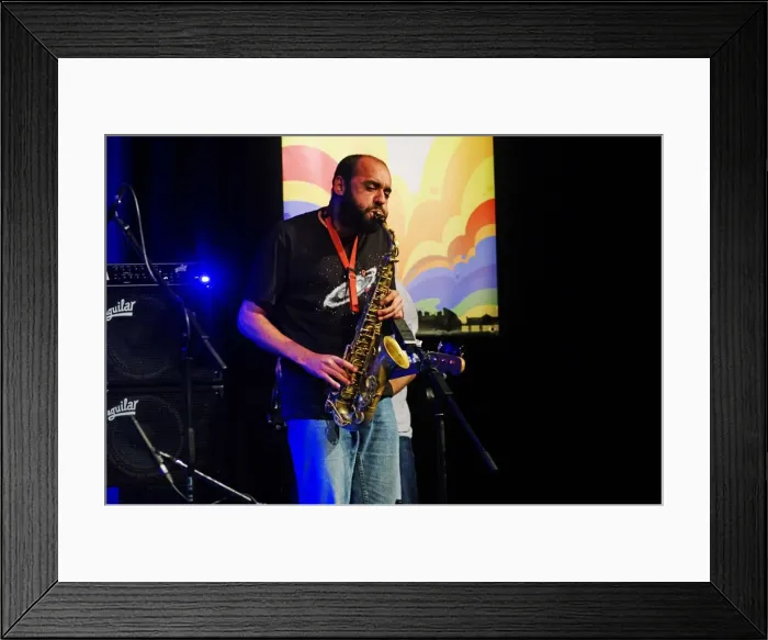 Framed Print : Chris Williams, Ropetackle Arts Centre, Shoreham, West Sussex, Jan 2016. Artist: Brian O Connor Framed Print : Chris Williams, Ropetackle Arts Centre, Shoreham, West Sussex, Jan 2016. Artist: Brian O Connor