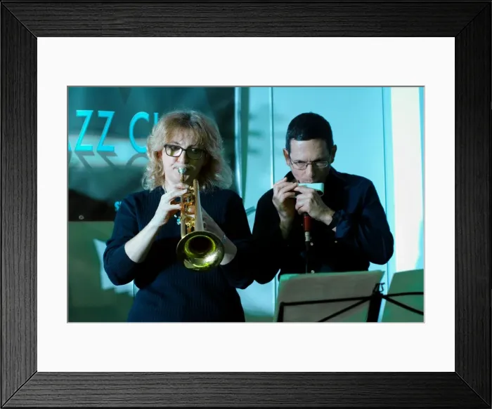 Framed Print : Sue Richardson and Adam Glasser, Seaford Head Golf Club, Seaford, Feb 2016. Artist: Brian O Connor Framed Print : Sue Richardson and Adam Glasser, Seaford Head Golf Club, Seaford, Feb 2016. Artist: Brian O Connor