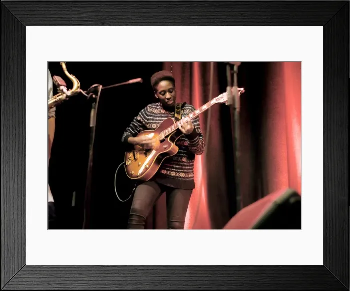 Framed Print : Shirley Tetteh, Ropetackle Arts Centre, Shoreham, West Sussex, Jan 2016. Artist: Brian O Connor Framed Print : Shirley Tetteh, Ropetackle Arts Centre, Shoreham, West Sussex, Jan 2016. Artist: Brian O Connor