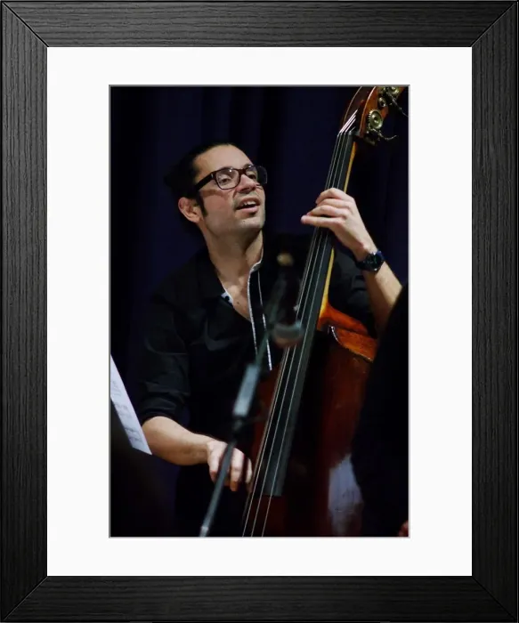 Framed Print : Ricardo Rodriguez, Watermill Jazz Club, Dorking, Surrey, Jan 2016. Artist: Brian O Connor Framed Print : Ricardo Rodriguez, Watermill Jazz Club, Dorking, Surrey, Jan 2016. Artist: Brian O Connor