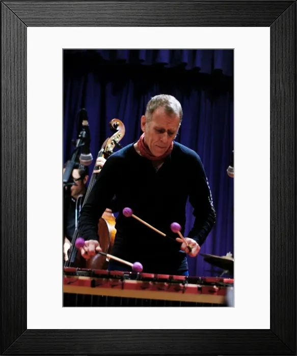 Framed Print : Joe Locke, Watermill Jazz Club, Dorking, Surrey, Jan 2016. Artist: Brian O Connor Framed Print : Joe Locke, Watermill Jazz Club, Dorking, Surrey, Jan 2016. Artist: Brian O Connor