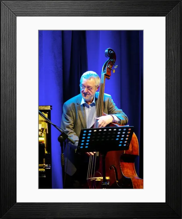 Framed Print : Dave Green, Ropetackle Arts Centre, Shoreham, West Sussex, Jan 2016. Artist: Brian O Connor Framed Print : Dave Green, Ropetackle Arts Centre, Shoreham, West Sussex, Jan 2016. Artist: Brian O Connor