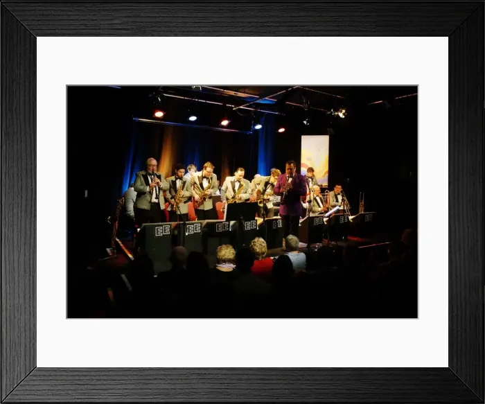 Framed Print : Pete Long, Ropetackle Arts Centre, Jan 2016. Artist: Brian O Connor Framed Print : Pete Long, Ropetackle Arts Centre, Jan 2016. Artist: Brian O Connor
