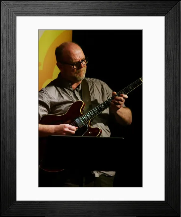 Framed Print : Mike Walker, Ropetackle Arts Centre, Shoreham, West Sussex, Jan 2016. Artist: Brian O Connor Framed Print : Mike Walker, Ropetackle Arts Centre, Shoreham, West Sussex, Jan 2016. Artist: Brian O Connor