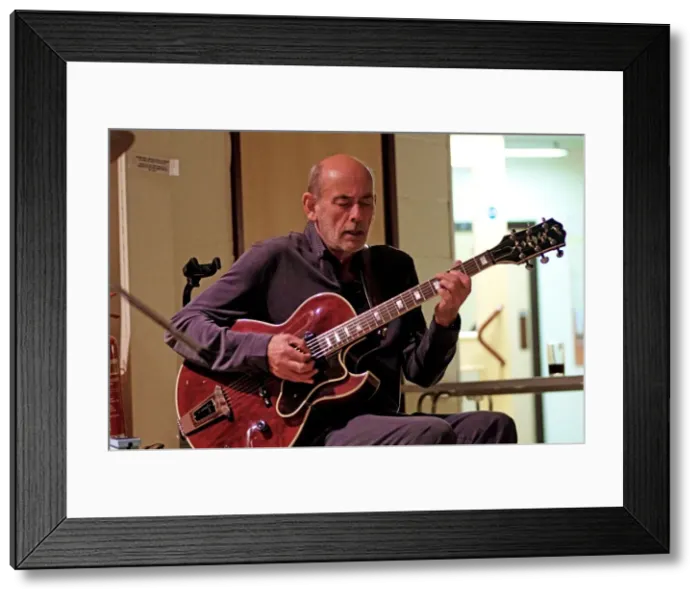 Framed Print : Mick Hanson, Steyning Jazz Club, Steyning, West Sussex, May 2016. Artist: Brian O Connor Framed Print : Mick Hanson, Steyning Jazz Club, Steyning, West Sussex, May 2016. Artist: Brian O Connor