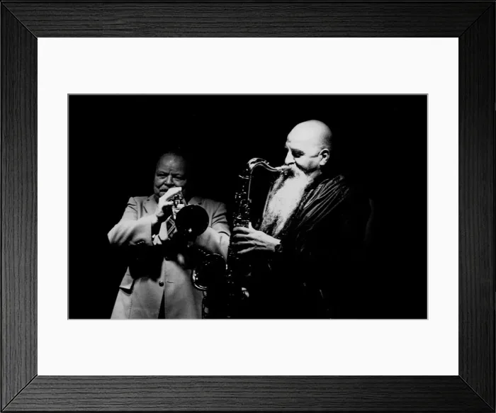 Framed Print : Billy Butterfield, Tony Scott, Pizza Express, Dean St, London, February 1981. Artist Framed Print : Billy Butterfield, Tony Scott, Pizza Express, Dean St, London, February 1981. Artist