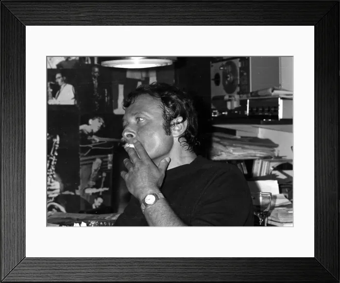 Framed Print : Stan Getz, Ronnie Scotts, London, 1971. Artist: Brian O Connor Framed Print : Stan Getz, Ronnie Scotts, London, 1971. Artist: Brian O Connor