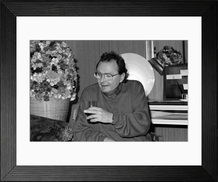 Framed Print : Stan Getz, St James Club, London, February 1988. Artist: Brian O Connor Framed Print : Stan Getz, St James Club, London, February 1988. Artist: Brian O Connor
