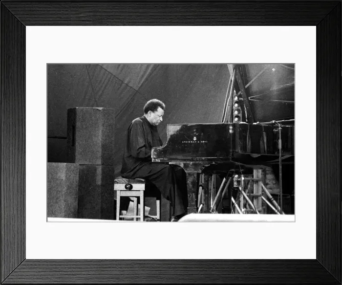 Framed Print : Abdullah Ibrahim, Brecon Jazz Festival, Powys, Wales, August 2001. Artist: Brian O Connor Framed Print : Abdullah Ibrahim, Brecon Jazz Festival, Powys, Wales, August 2001. Artist: Brian O Connor