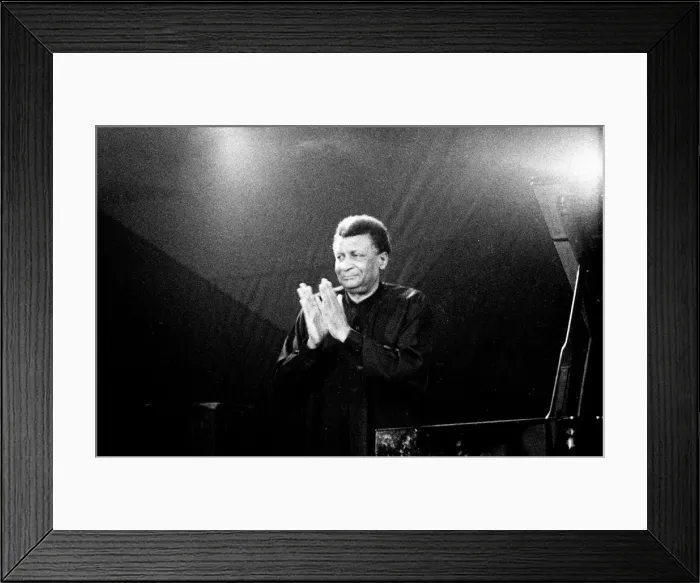 Framed Print : Abdullah Ibrahim, Brecon Jazz Festival, Powys, Wales, August 2001. Artist: Brian O Connor Framed Print : Abdullah Ibrahim, Brecon Jazz Festival, Powys, Wales, August 2001. Artist: Brian O Connor