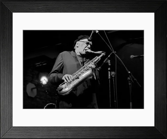 Framed Print : Charles Lloyd, Brecon Jazz Festival, Powys, Wales, August 2000. Artist: Brian O Connor Framed Print : Charles Lloyd, Brecon Jazz Festival, Powys, Wales, August 2000. Artist: Brian O Connor