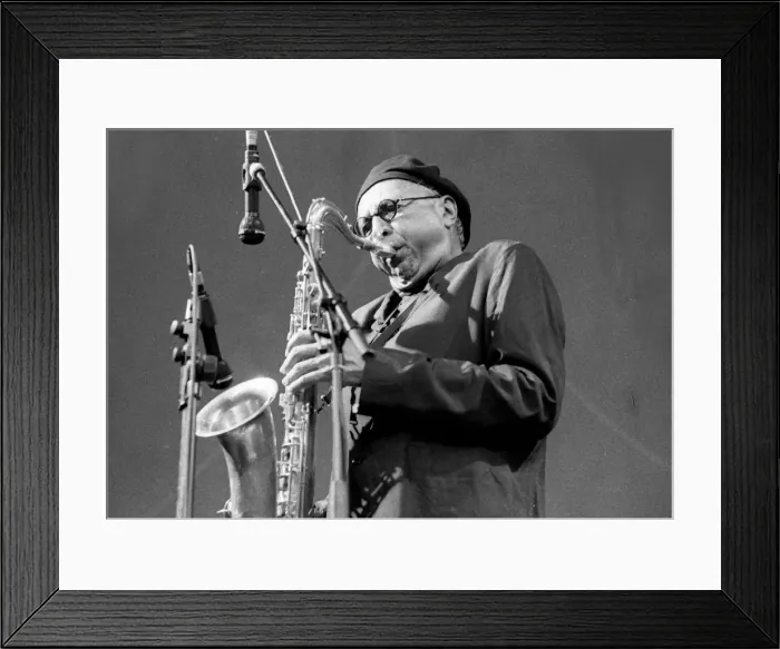 Framed Print : Charles Lloyd, Brecon Jazz Festival, Powys, Wales, August 2000. Artist: Brian O Connor Framed Print : Charles Lloyd, Brecon Jazz Festival, Powys, Wales, August 2000. Artist: Brian O Connor