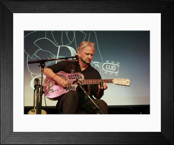 Framed Print : Mike Dowling, Crawley Blues Festival, Hawth, Crawley, West Sussex, Oct 2015. Artist Framed Print : Mike Dowling, Crawley Blues Festival, Hawth, Crawley, West Sussex, Oct 2015. Artist