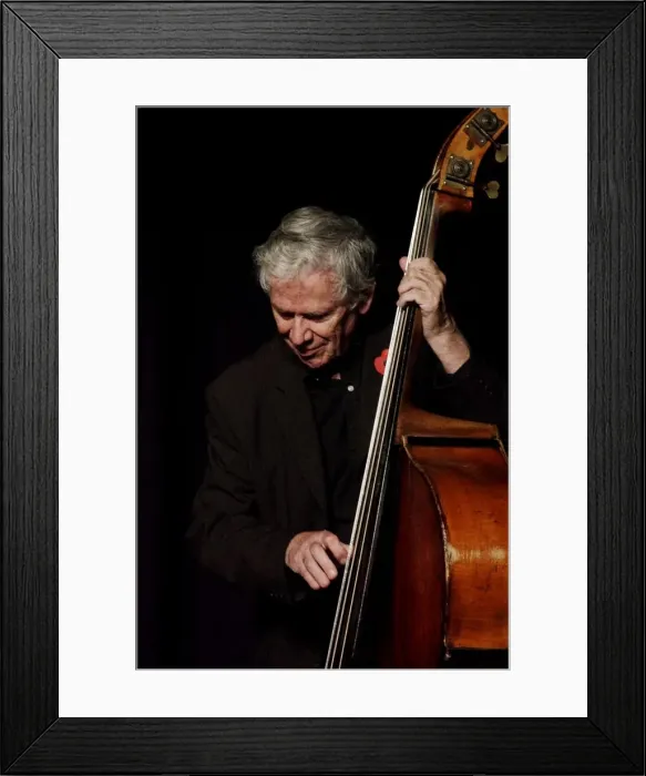 Framed Print : Herbie Flowers, Hawth, Crawley, West Sussex, Nov 2015. Artist: Brian O Connor Framed Print : Herbie Flowers, Hawth, Crawley, West Sussex, Nov 2015. Artist: Brian O Connor