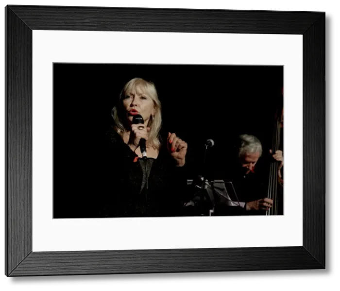 Framed Print : Tina May with Herbie Flowers, Hawth, Crawley, West Sussex, Nov 2015. Artist: Brian O Connor Framed Print : Tina May with Herbie Flowers, Hawth, Crawley, West Sussex, Nov 2015. Artist: Brian O Connor