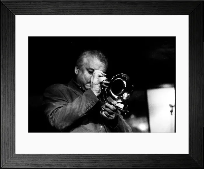Framed Print : Bruce Adams, Watermill Jazz Club, Dorking, Surrey, January 2001. Artist: Brian O Connor Framed Print : Bruce Adams, Watermill Jazz Club, Dorking, Surrey, January 2001. Artist: Brian O Connor