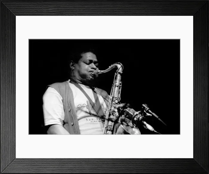 Framed Print : Pee Wee Ellis, Ronnie Scotts, Soho, London, February 2000. Artist: Brian O Connor Framed Print : Pee Wee Ellis, Ronnie Scotts, Soho, London, February 2000. Artist: Brian O Connor