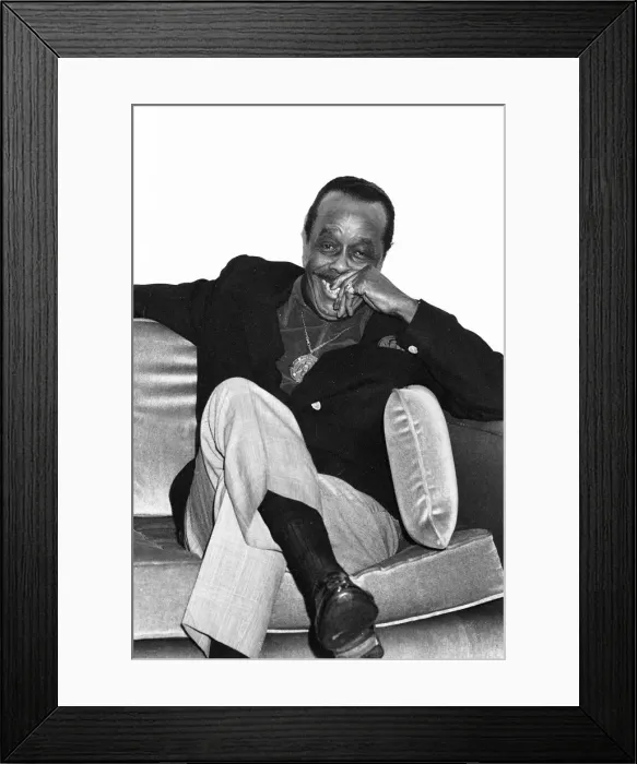 Framed Print : Buddy Tate, London, February 1983. Artist: Brian O Connor Framed Print : Buddy Tate, London, February 1983. Artist: Brian O Connor