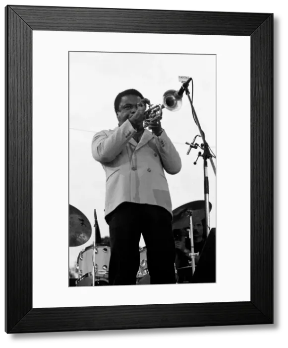 Framed Print : Freddie Hubbard, Knebworth Jazz Festival, Hertfordshire, July 1982. Artist: Brian O Connor Framed Print : Freddie Hubbard, Knebworth Jazz Festival, Hertfordshire, July 1982. Artist: Brian O Connor