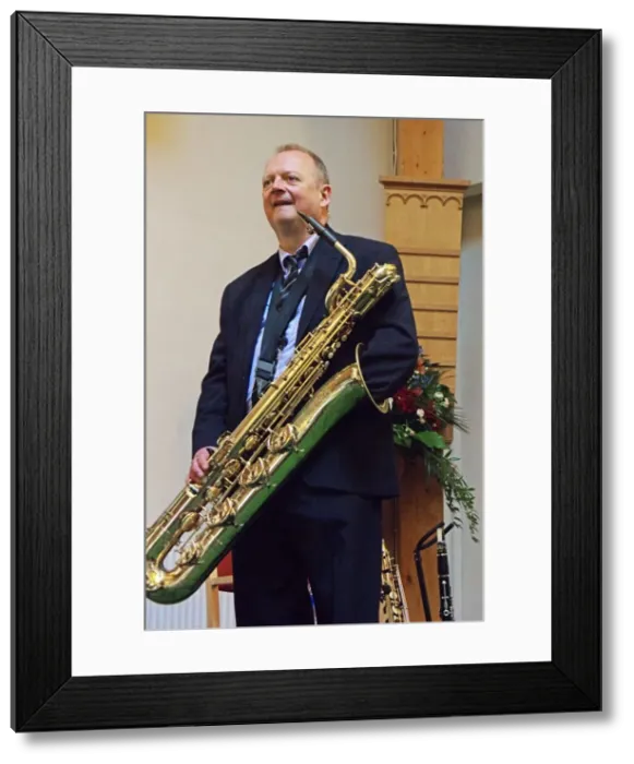 Framed Print : Alan Barnes, Methodist Church, Loughton, Essex, 22nd October 2016. Artist: Brian O Connor Framed Print : Alan Barnes, Methodist Church, Loughton, Essex, 22nd October 2016. Artist: Brian O Connor